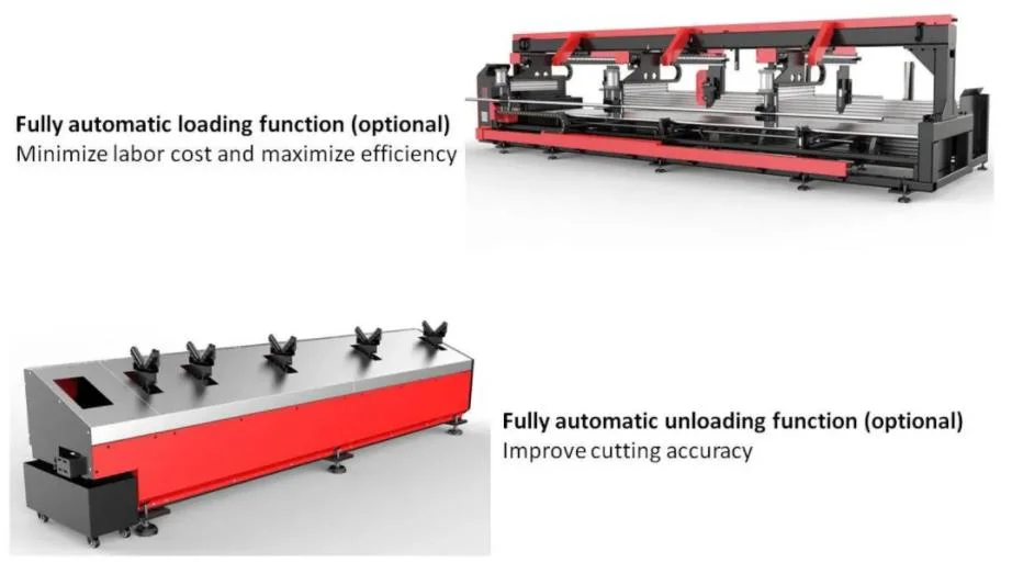 Factory Supply 4kw 6kw 8kw CNC Fiber Sheet Metal Laser Cutting Machine for Steel Carbon