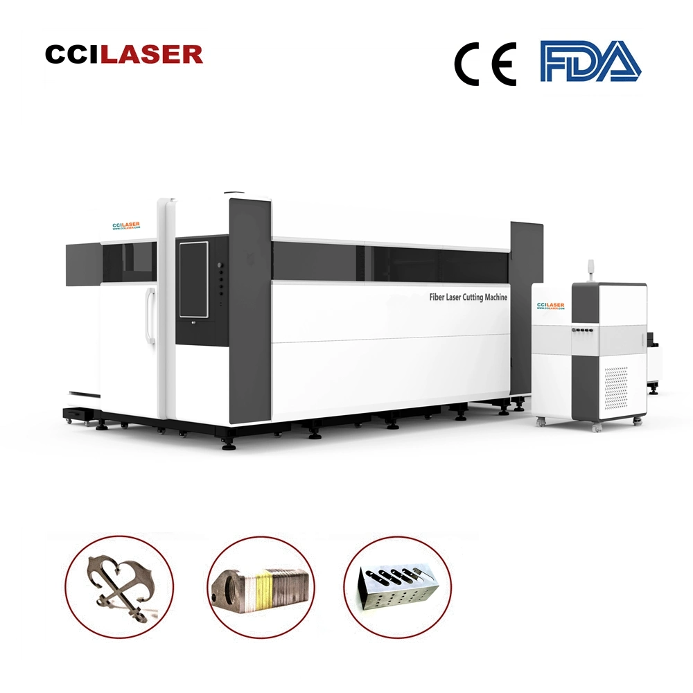 6kw 8kw 10kw 12kw Ipg Raycus Max Fiber Laser Cutter Full Cover High Power CNC Metal Fiber Laser Cutting Machine for Aerospace Industry