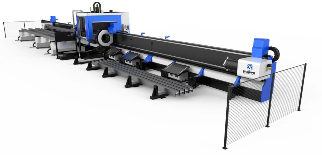 1000W 2000W 3000W Automatic Loading 6m 9m 12m CNC Metal Tube Fiber Laser Cutting Machine